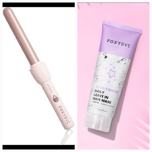 FoxyBae Blush 1" Curling Wand + Hair Mask